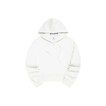 Erke Sweatshirt Coat Women's Glacier White