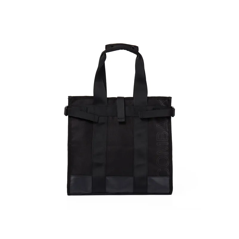 COMBACK Polyamide Tote Bag, Shopping Bag, Handbag Regular Unisex Black-2
