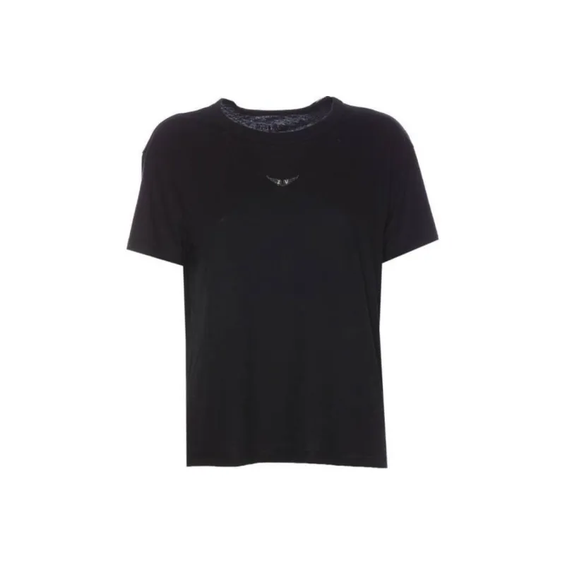 Zadig & Voltaire Marta Diamante Wings T-Shirt-0