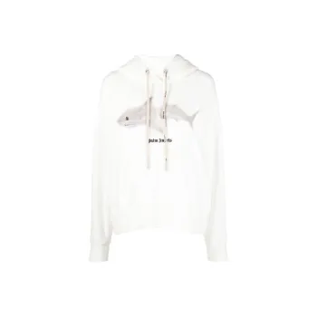 PALM ANGELS Graphic print Cotton Hoodie
