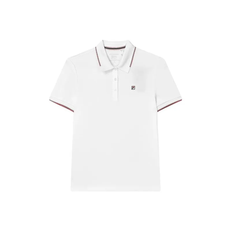 FILA Polo Shirt Women's Standard White-0