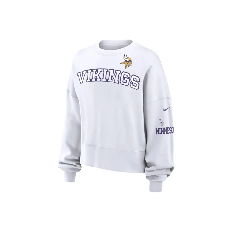 Nike Minnesota Vikings Women's Nike Nfl Pullover Crew-0
