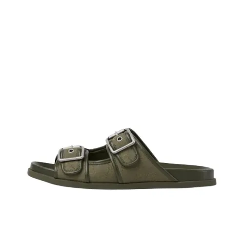 GUCCI Slide Slippers Men's Dark Green