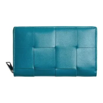 Bottega Veneta Cow Leather Wallet Men's Wild Duck Green