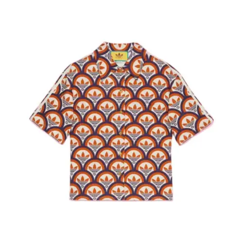 GUCCI X Adidas Interlocking G And Trefoil Shirt Multicolor