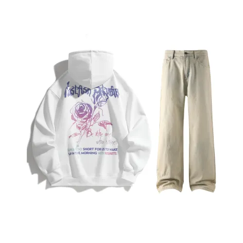 FASTFISH Sweatshirt Sets Unisex