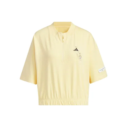 Adidas T Shirt Women's Light Orange Yellow