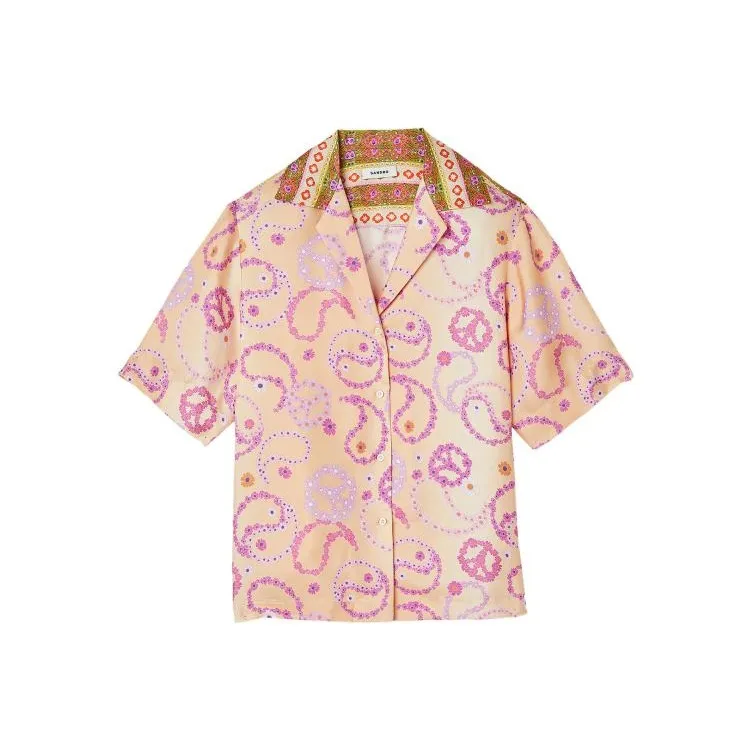 Sandro Shirts Women's Peach Pink-0