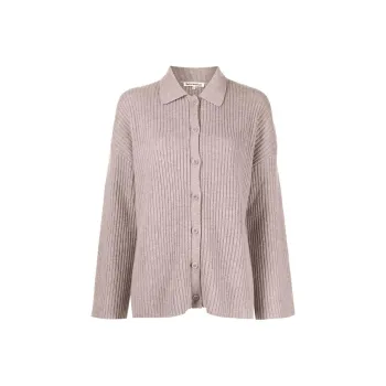 Reformation Fantino Cashmere Collared Cardigan