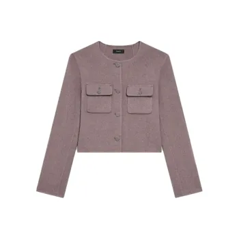 THEORY Jackets Coats Women's Mist Gray Brown