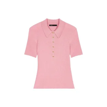 Maje Polo Shirts Women's Pink