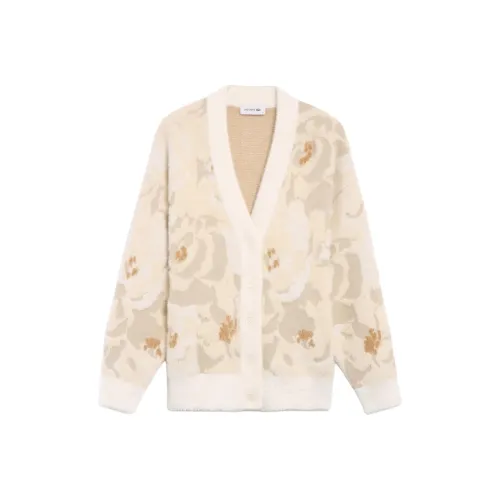 LACOSTE Floral jacquard Cardigan