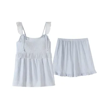 FENTENGCARE Pajama Set Women's Light Blue