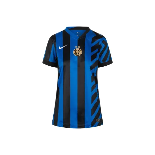 Nike Inter Milan 2024/25 Stadium Home Big Kids' Nike Dri FIT Soccer Replica Jersey