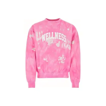SPORTY & RICH Slogan Printed Crewneck Sweatshirt