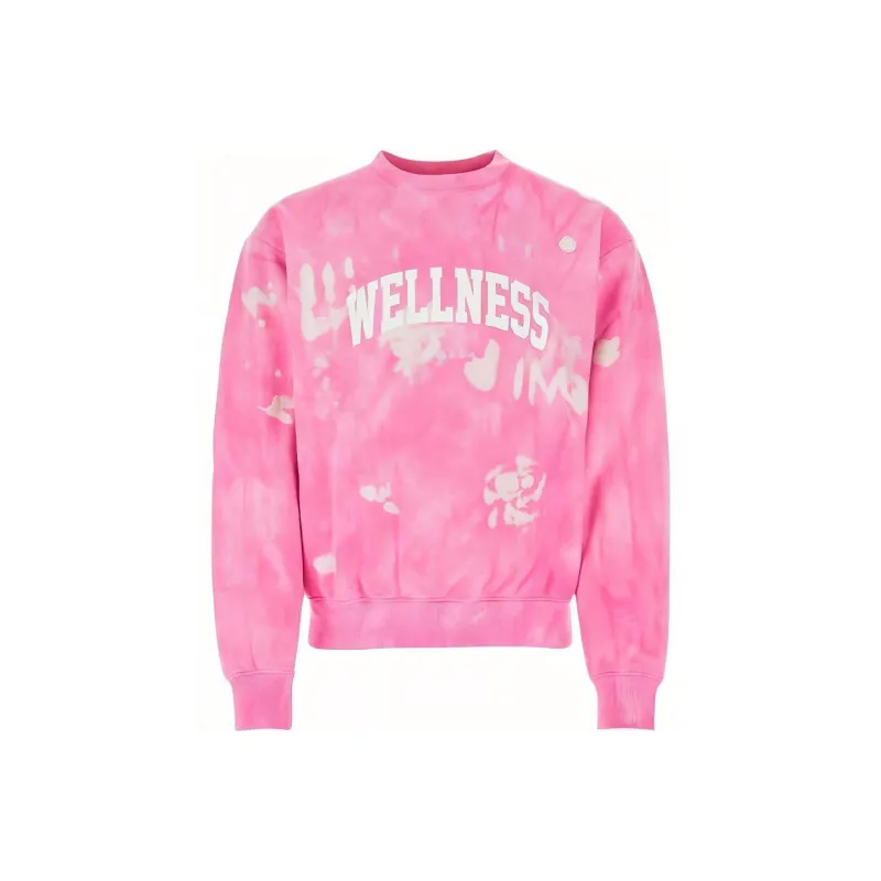 SPORTY & RICH Slogan Printed Crewneck Sweatshirt-0