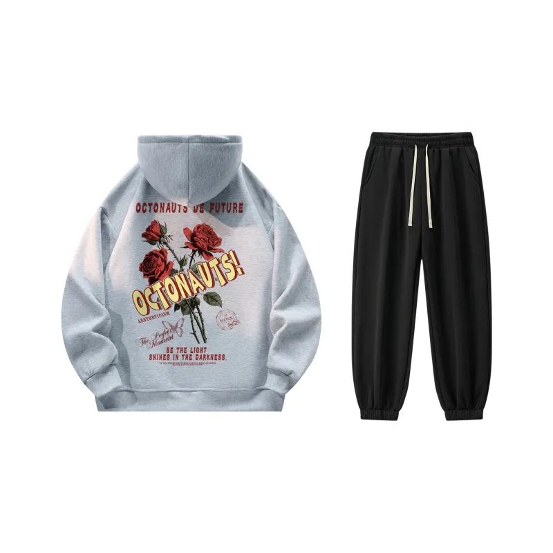Small Columns Under The Sea Sweatshirt Set Unisex-13