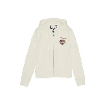 Ed Hardy Classic Classic Series Sweatshirts Women's Ivory White