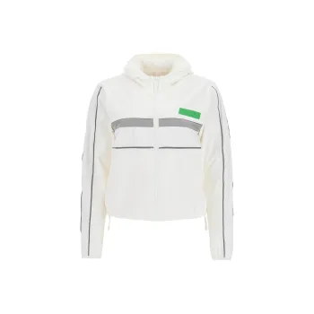 GANNI Logo appliqué Zip up Track Jacket