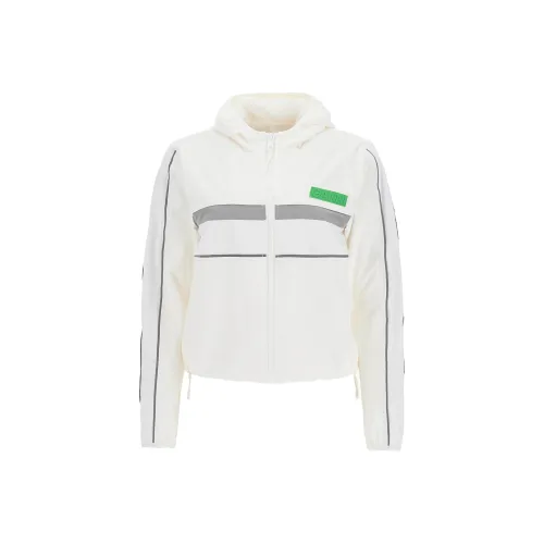 GANNI Logo appliqué Zip up Track Jacket