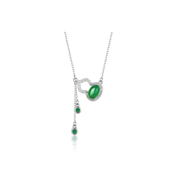 Long Fu Chalcedony Necklaces Women's