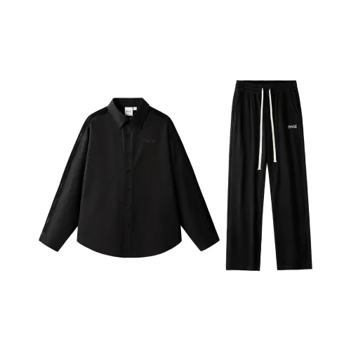 Coca Cola Shirt Matching Set Unisex Black