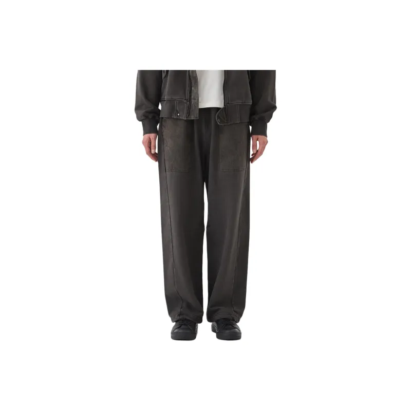 UNITED TOKYO SS25 Knitted Sweatpants Men's Dark Gray-0