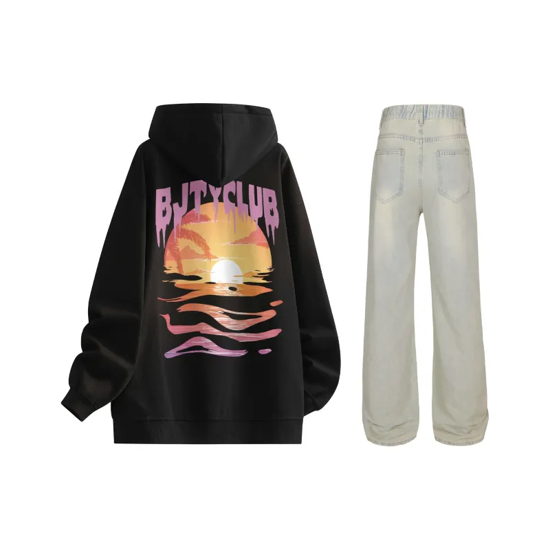 BJTY Sweatshirt Sets Unisex-14