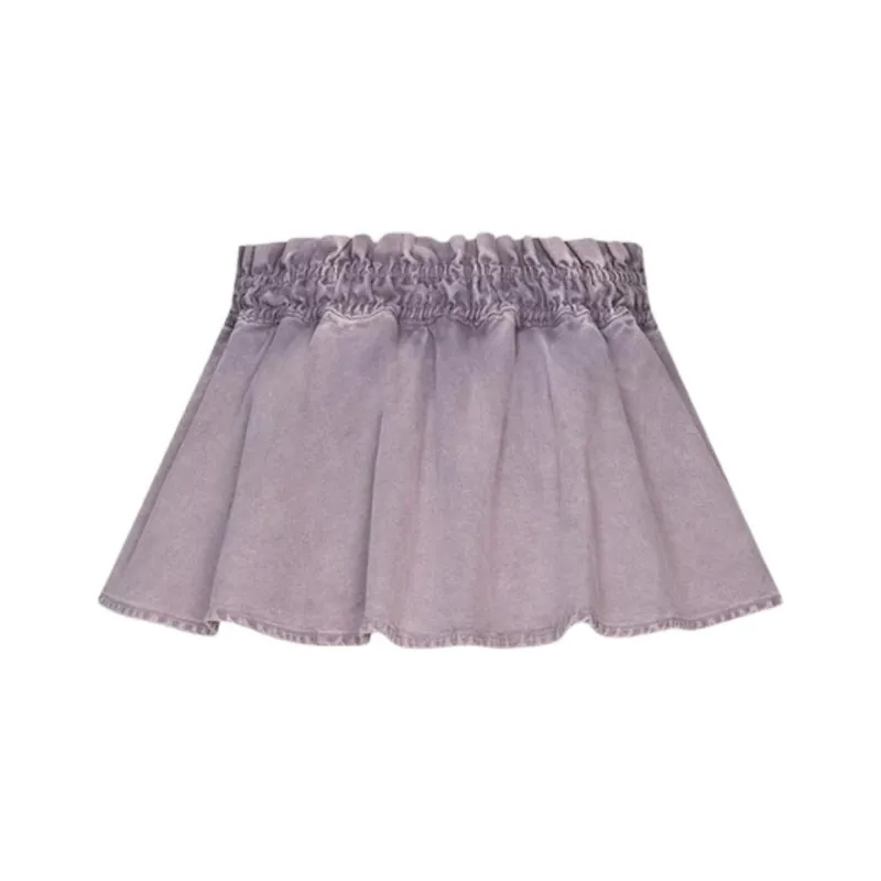 URBAN REVIVO Casual Short Skirts Women's Purple-1