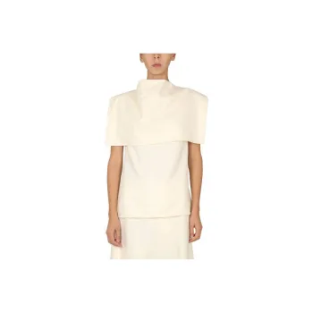 JIL SANDER Back-Zipped Sleeveless Top