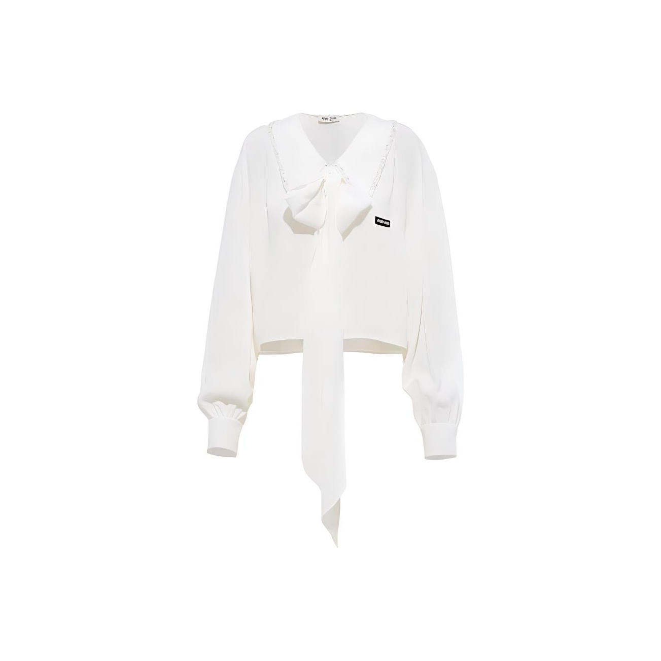 Miu Miu White Tops on Sale & Authentic - POIZON