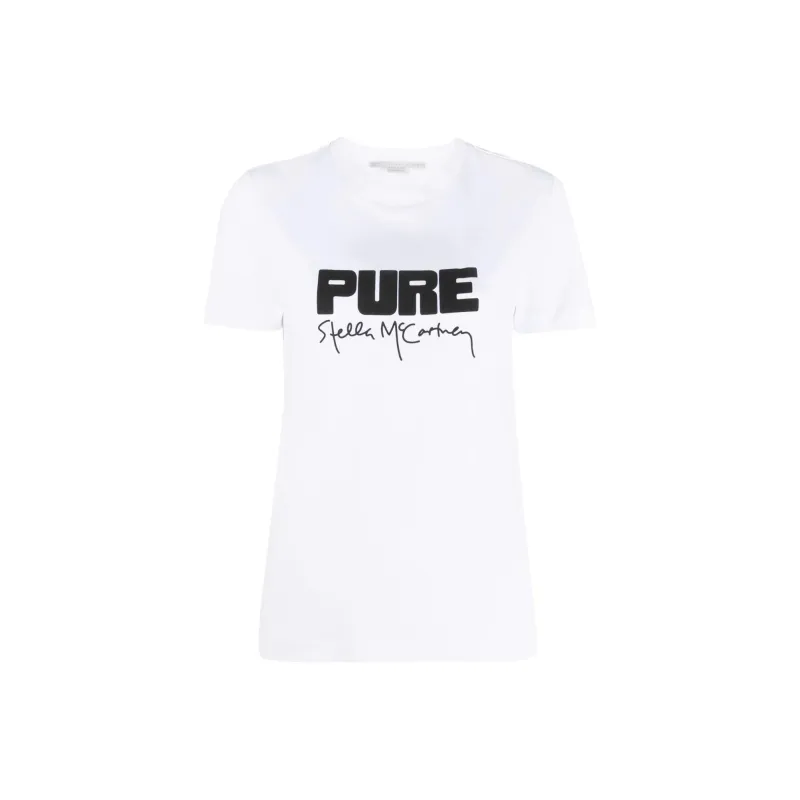 Stella McCartney Logo Printed Crewneck T Shirt-0