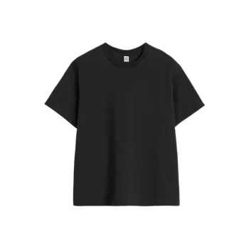 TOTEME Short Sleeve Crewneck T Shirt