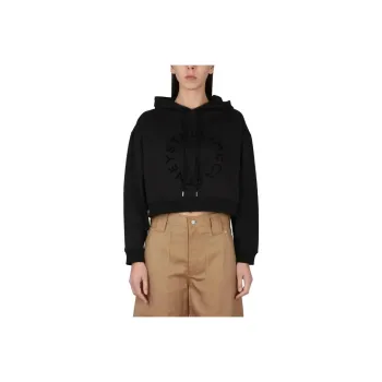Stella McCartney Drawstring Cropped Hoodie