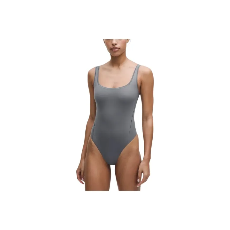 Lululemon Wundermost Ultra Soft Nulu Square Neck Sleeveless Bodysuit Bodysuits Women's-26