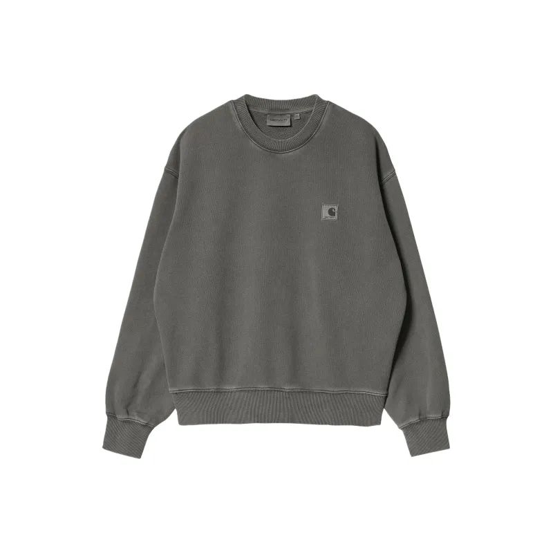 Carhartt WIP FW24 W' Nelson Sweatshirt Women's Graphite Gray-0