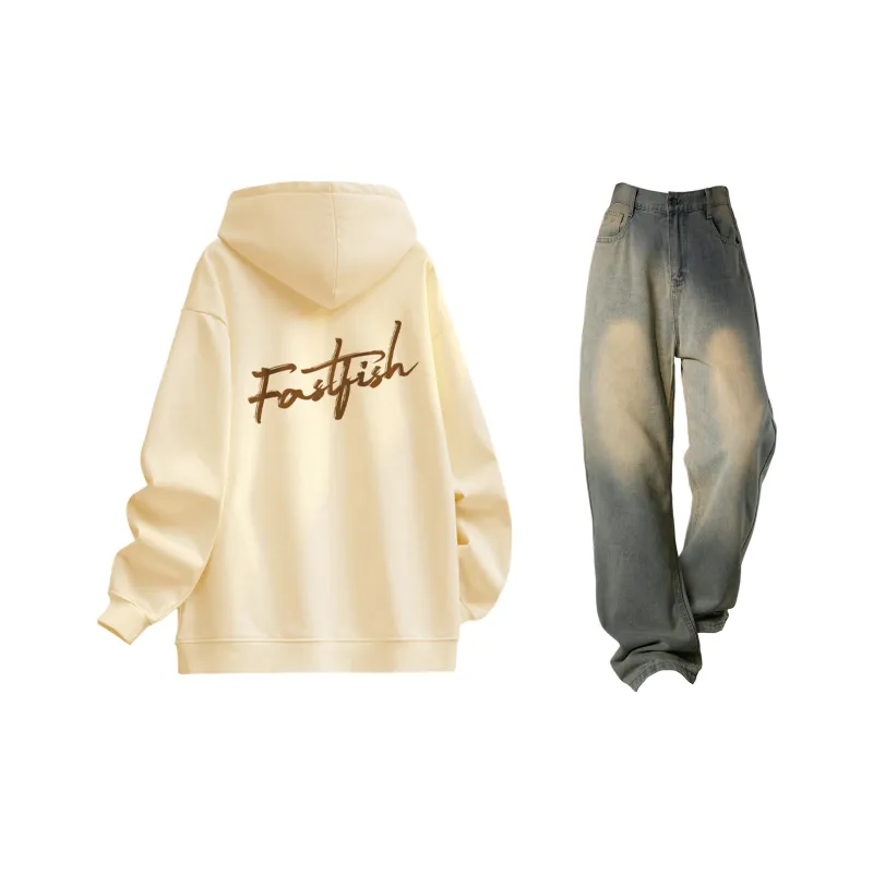 FASTFISH Sweatshirt Sets Unisex-13