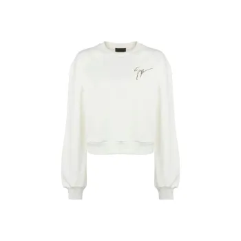 Giuseppe Zanotti Sauvanne Crystal logo Sweatshirt