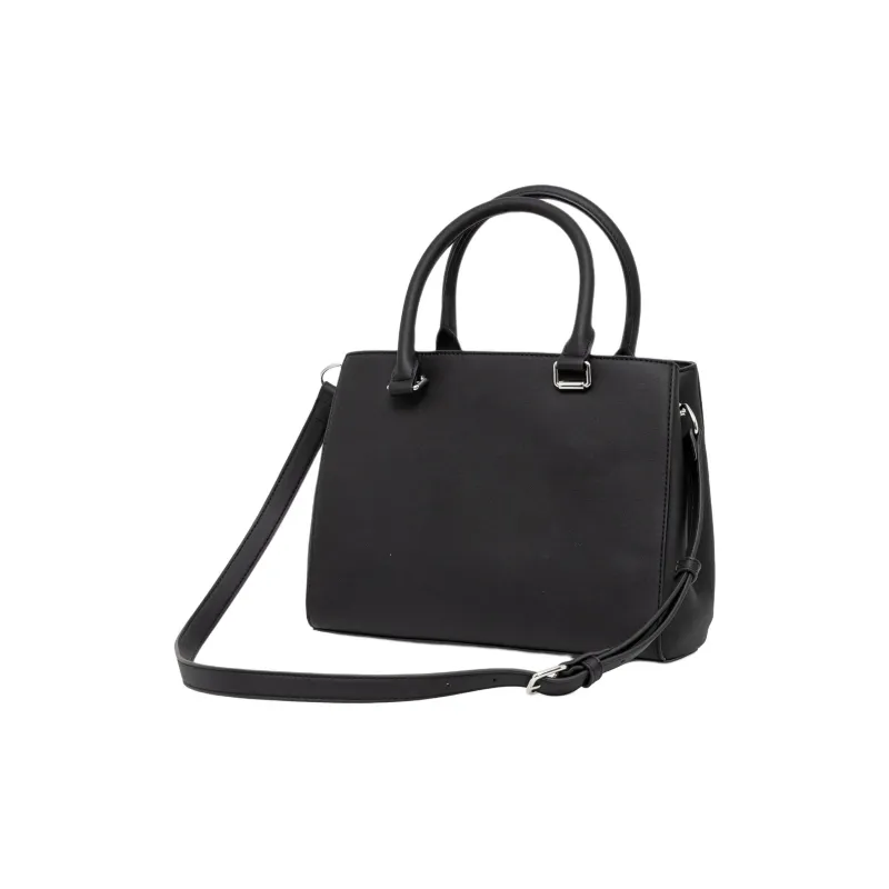 LOVE MOSCHINO Polyurethane Tote Bag, Shopping Bag, Shoulder Bag, Handbag Women's Black-2