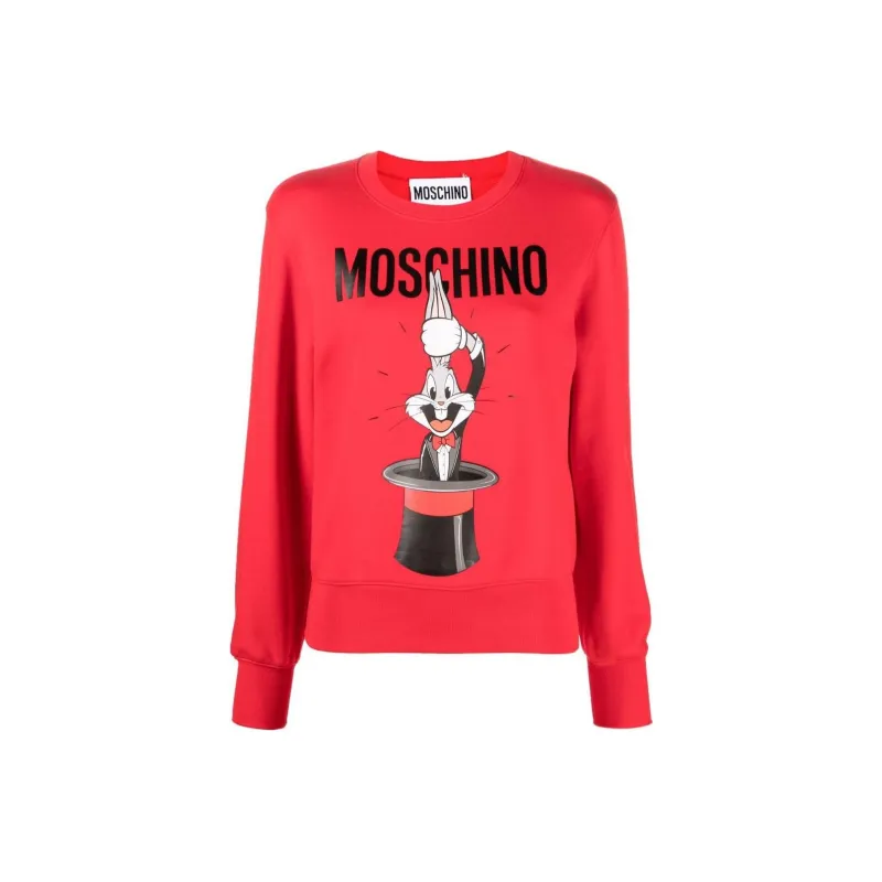 MOSCHINO Sweatshirts Women's Red-0