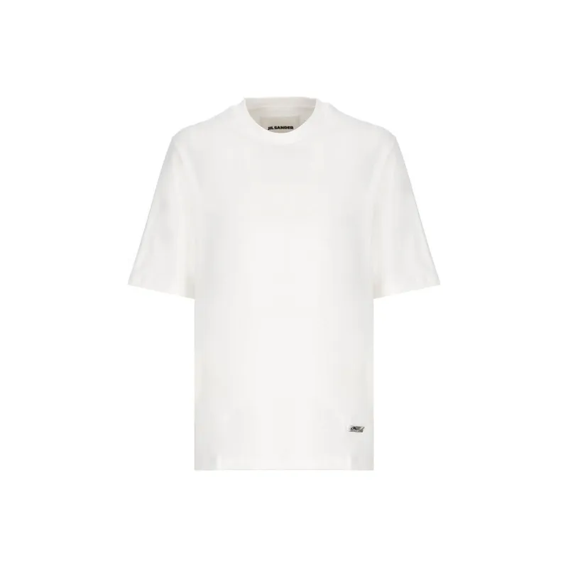 JIL SANDER Logo Embellished Crewneck T Shirt-0
