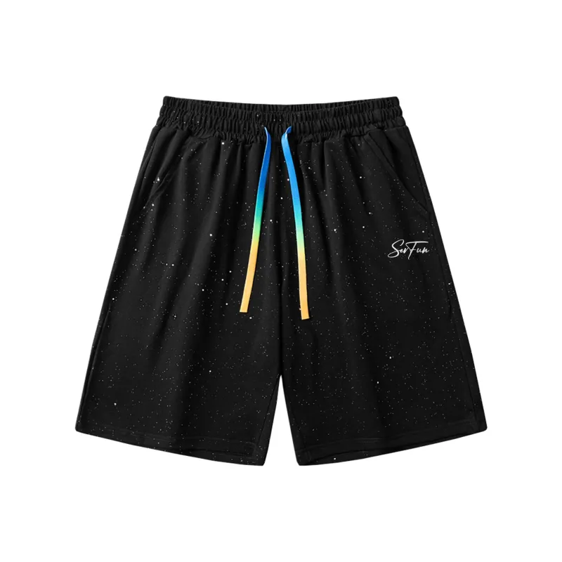 7 SEVFUN Casual Shorts Unisex Black-0