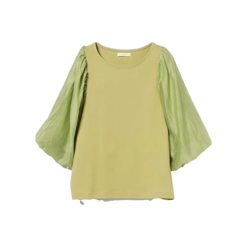 Beams T Shirts Women's Green-0