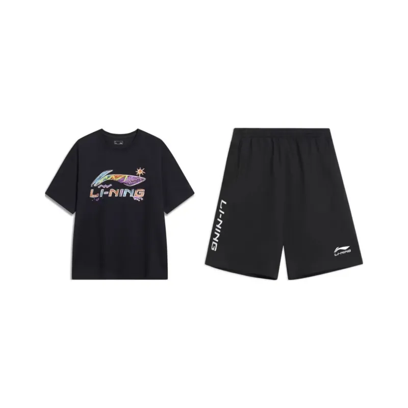 LiNing Sports Life Collection Casual Sportswear Unisex Black-0