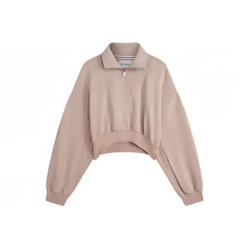 Calvin Klein Sweatshirts Women's PED Milk Coffee