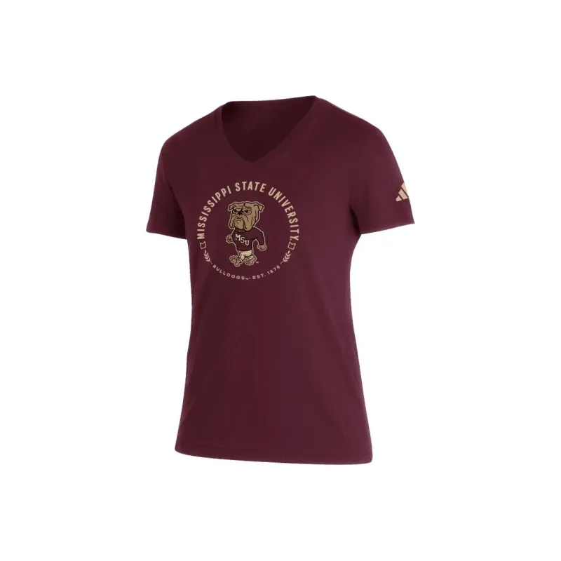 Adidas T-Shirts Women's Burgundy-0
