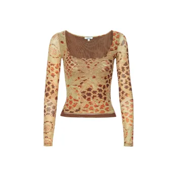 Miaou T Shirt Women's Burnt Orange