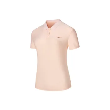 Erke Polo Shirt Women's Light Pink Orange