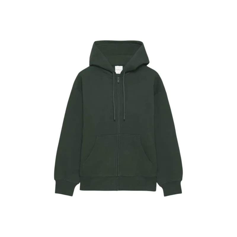 ARITZIA Sweatfleece Cozy Fleece Boyfriend Zip Hoodie Sweatshirt Women's Scarab/Scarab Beetle Color-0