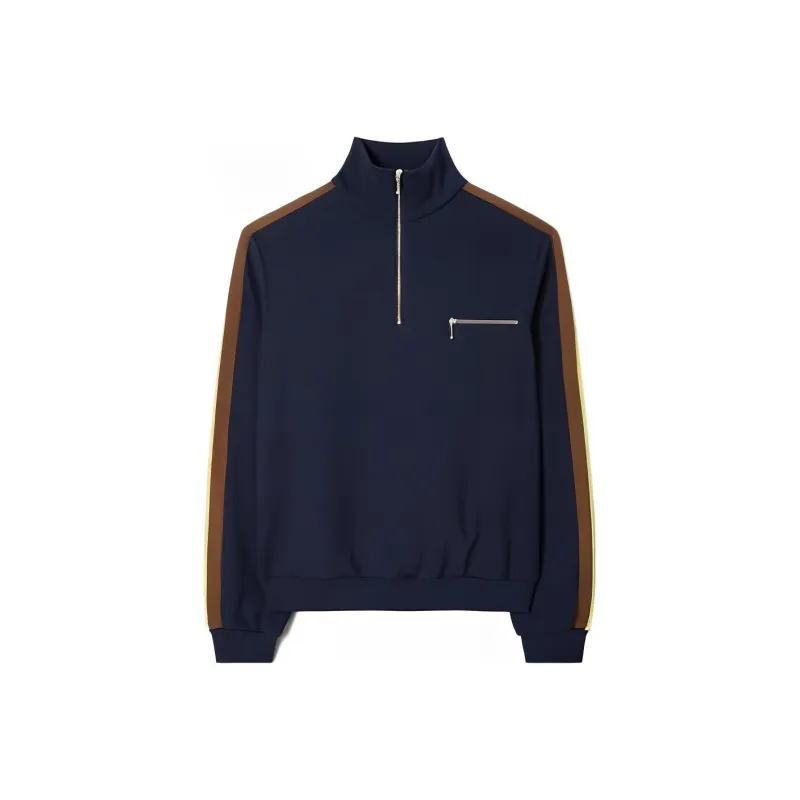 TORY BURCH Half Zipped Knitted Top-0